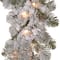 9' x 12" Pre-lit Feel Real® Snowy Camden Artificial Christmas Garland with 50 Clear Lights